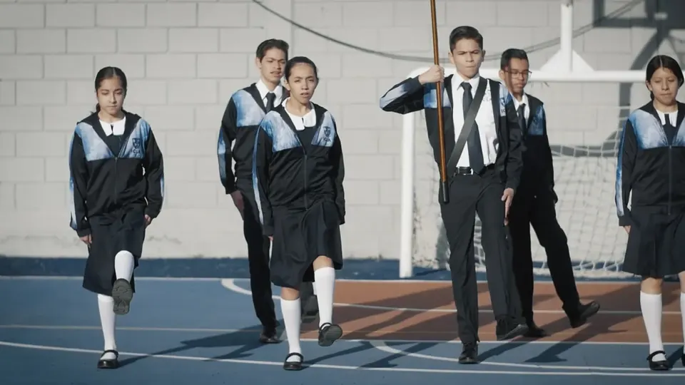 Middle school students in activities at the Instituto Cristiano de las Américas